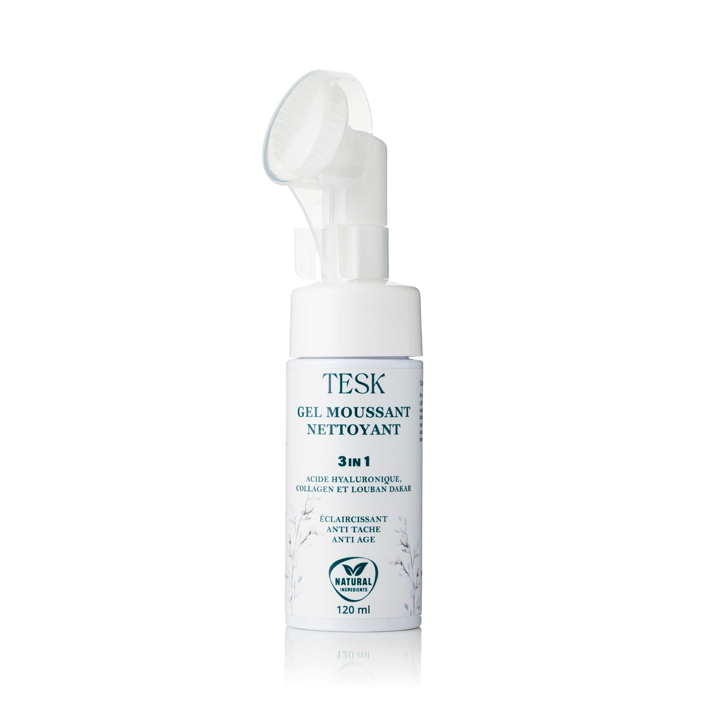 Mousse Nettoyante ÉCLAT ( Louban Dakar + acide hyaluronique + collagène) 120 ml