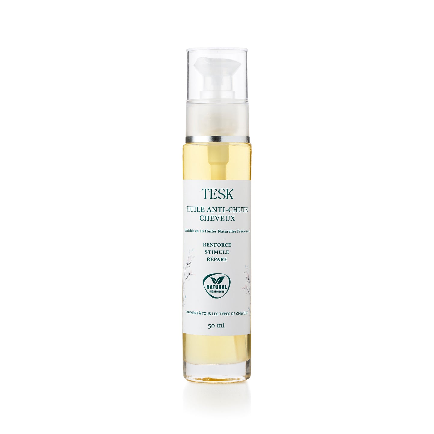 Huile anti chute à base de 9 huiles 100% Naturelles 50 ml