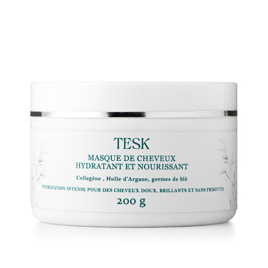 Masque capillaire  Nourrissant Argan, Collagène & Protéines de Germe de Blé 200g