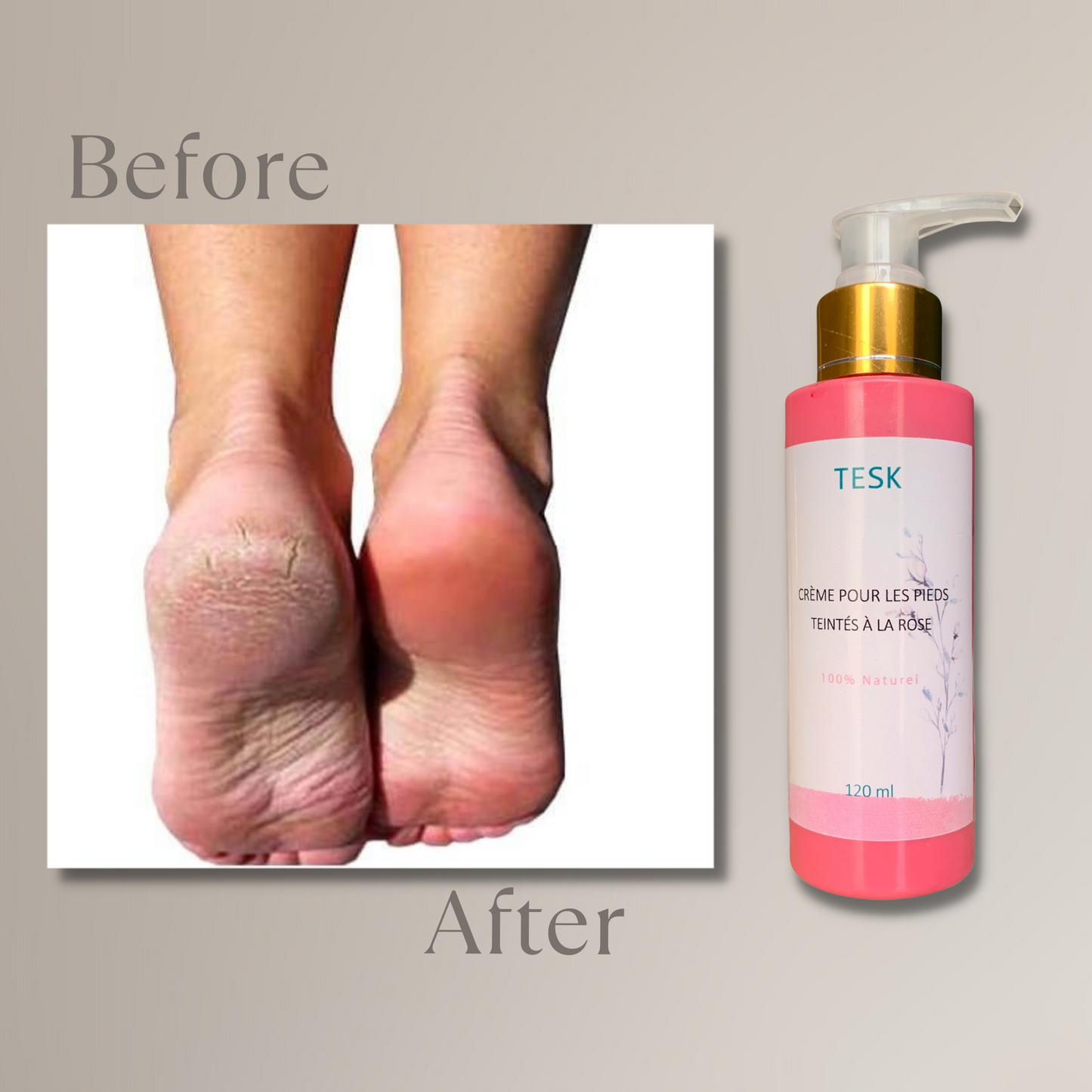 Crème teintée pour les pieds 120ml